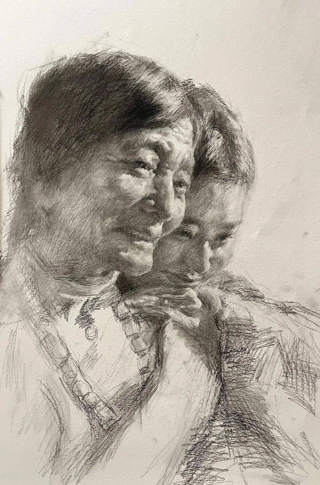 好的素描能够表达故事和情绪
