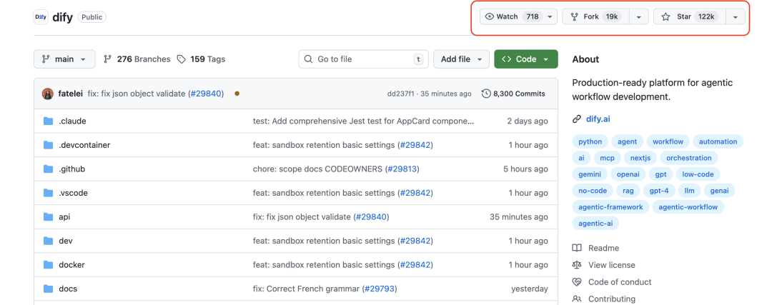GitHub 12万星！AI 开发者的“瑞士军刀” Dify 入门指南：手把手带你上手dify !_md_部署_智能