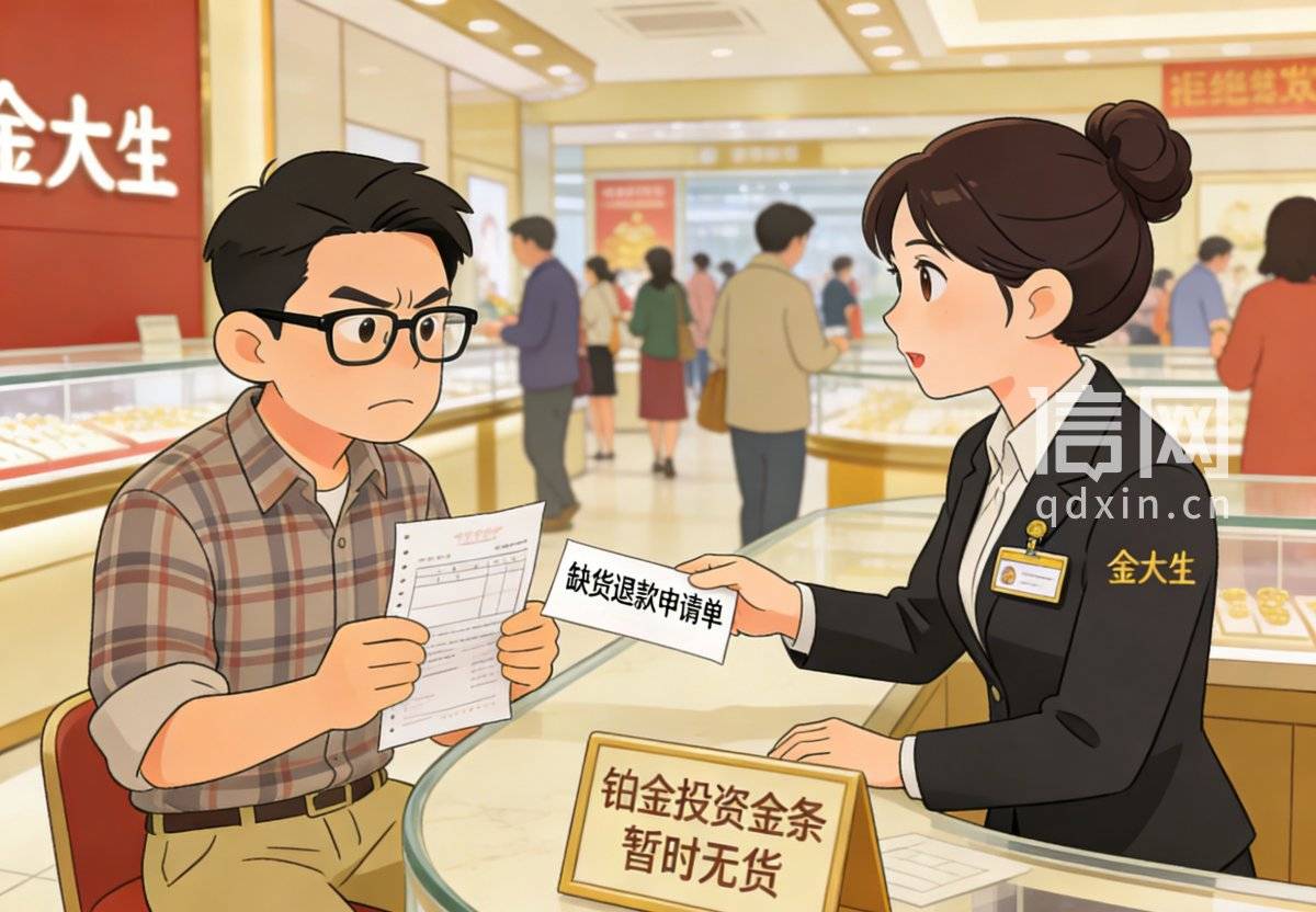 金价飙涨金大生拒发已下单的铂金 顾客损失