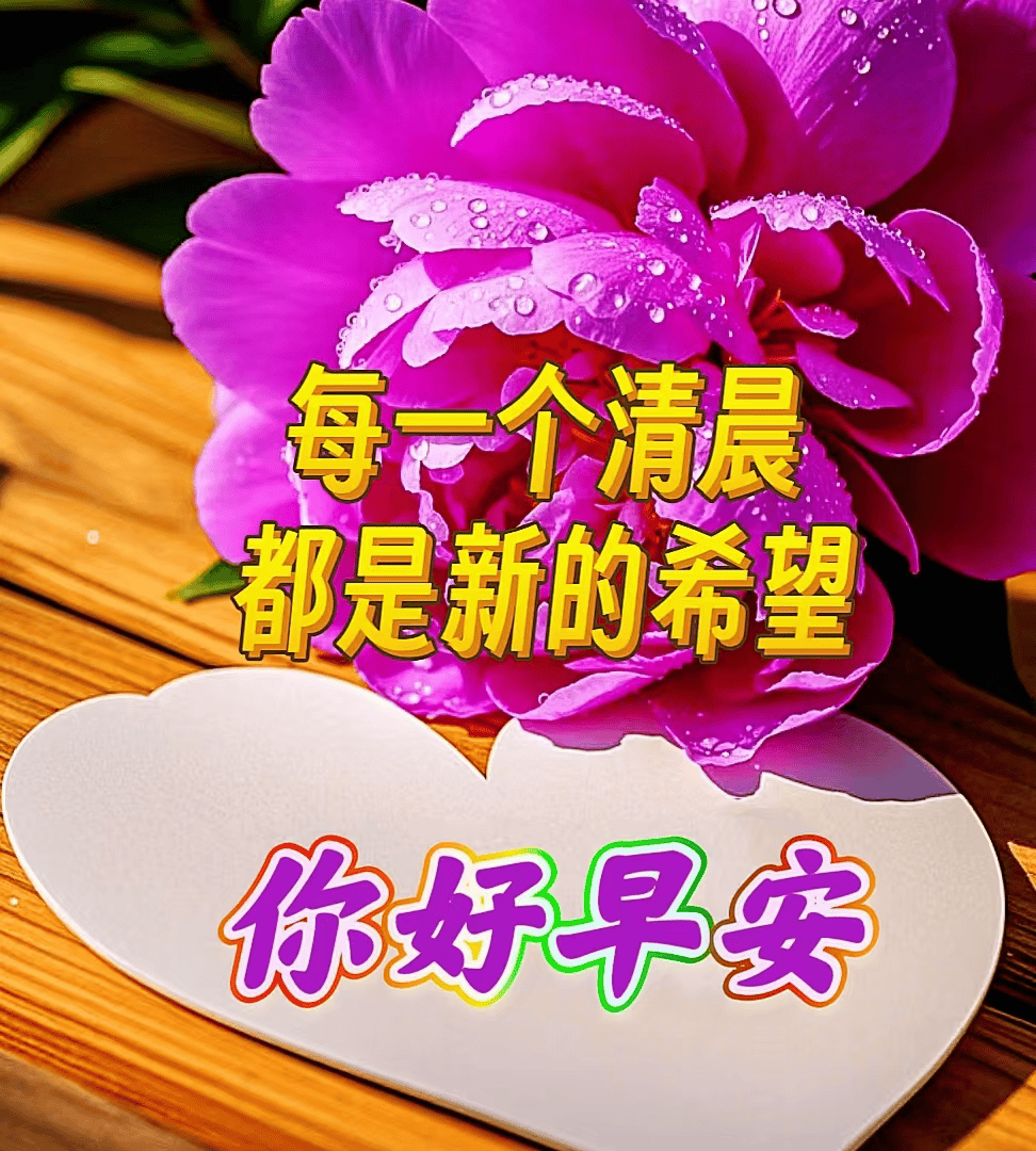 今日最新版早上好表情图片大全,晨安问候,快乐每天_祝福_平安_有缘