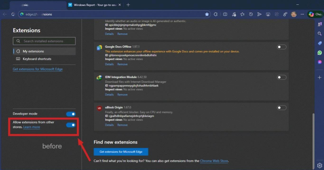 微软悄悄移除Edge浏览器Chrome扩展应用商店控制功能_搜狐网