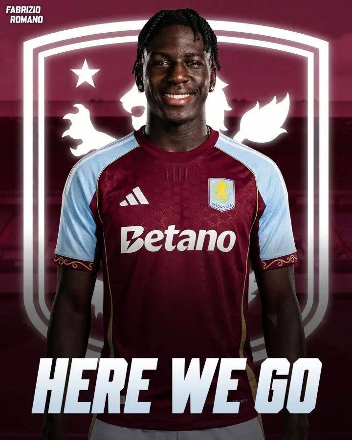 16岁，1200万欧！英超维拉签下新锋霸