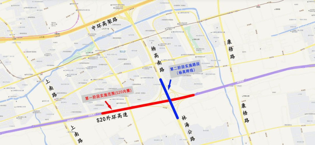 S20外环高速内圈(杨高南路—上南路)大修工程将于今晚开工_施工_车道_路段
