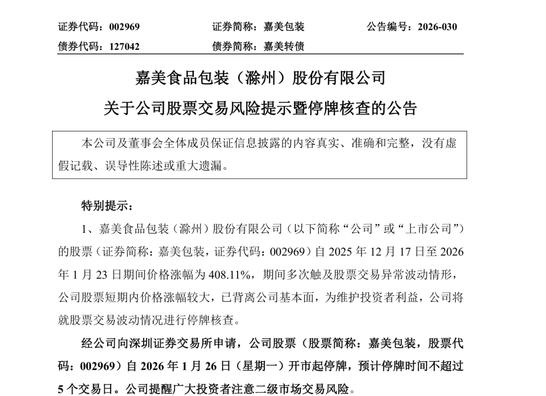 两大牛股再次被停牌核查！_搜狐网