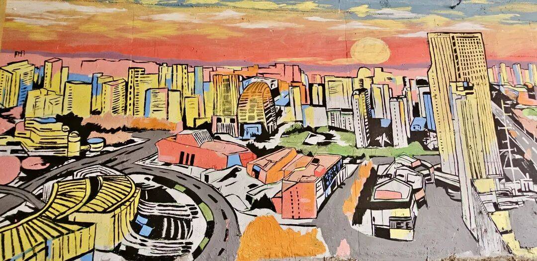 【文明实践】城市绘画焕新颜 校地联动谱新篇——铁西街道团工委组织新乡学院大学生开展城市绘画改造