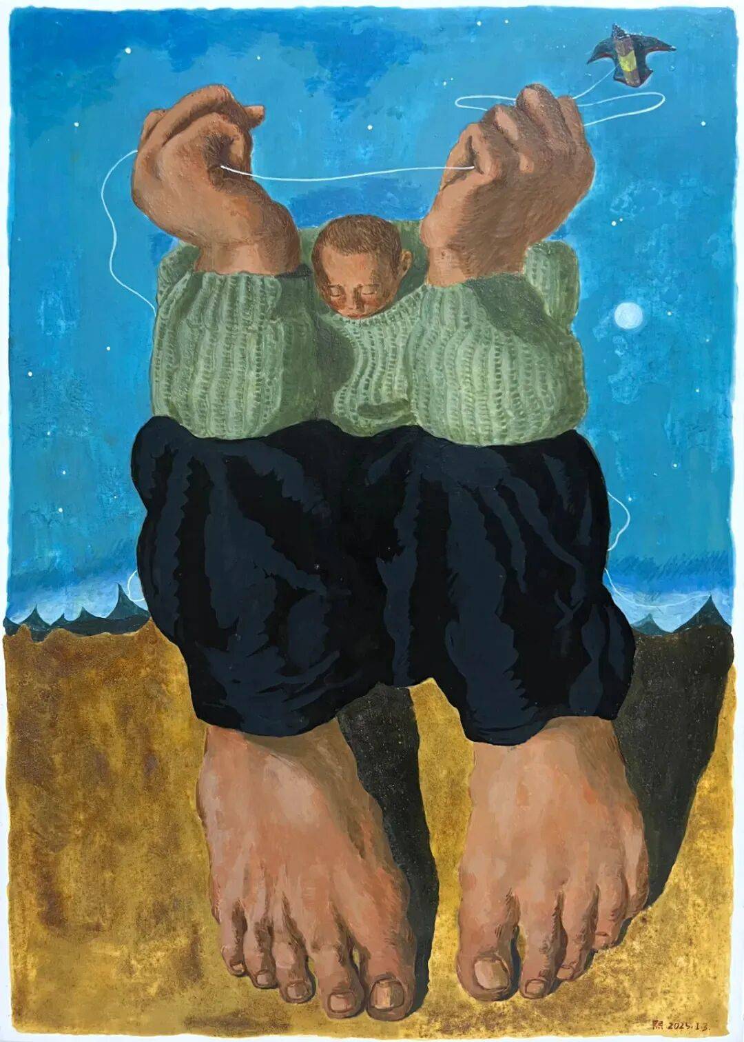 noon艺见 · 杨熙：以夸张变形的绘画守护人类灵魂的幽微光亮