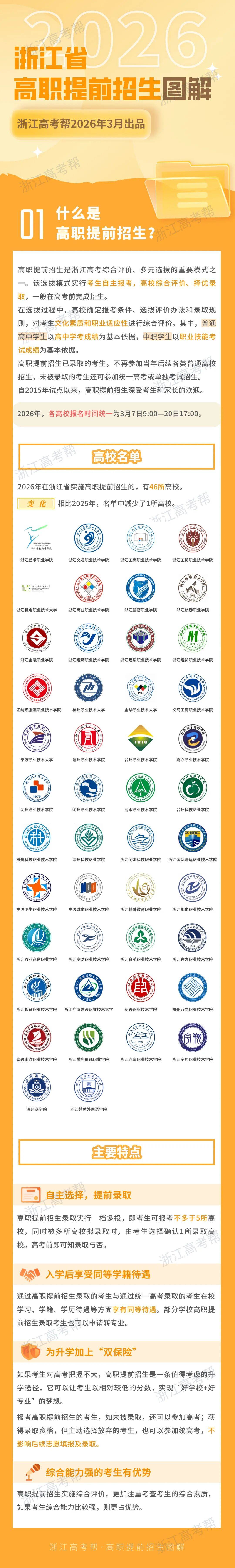 2026浙江高职提前招生图解,发布!_什么_政策_图说