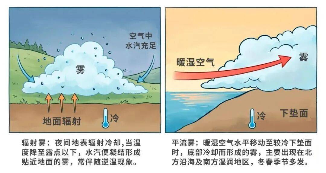 【气象科普】雾从何来?一文读懂“雾” 的成因与安全出行密码_水汽_空气_地表