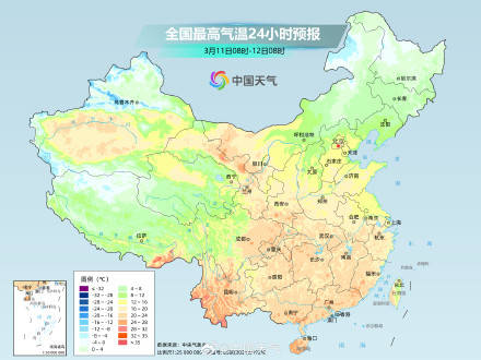 今天南方和西北气温冲高 明起大范围降温来袭