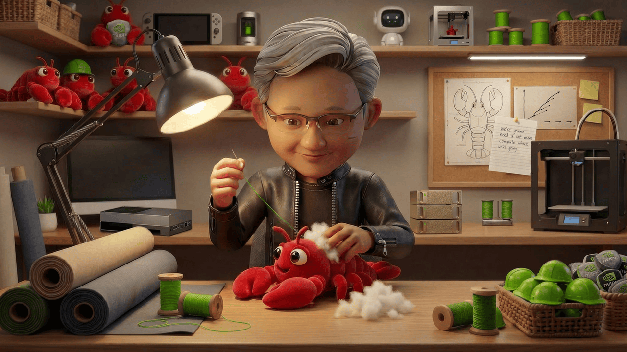 刚刚，英伟达龙虾登场！黄仁勋暴论频出，「人车家天地芯」冲击万亿收入