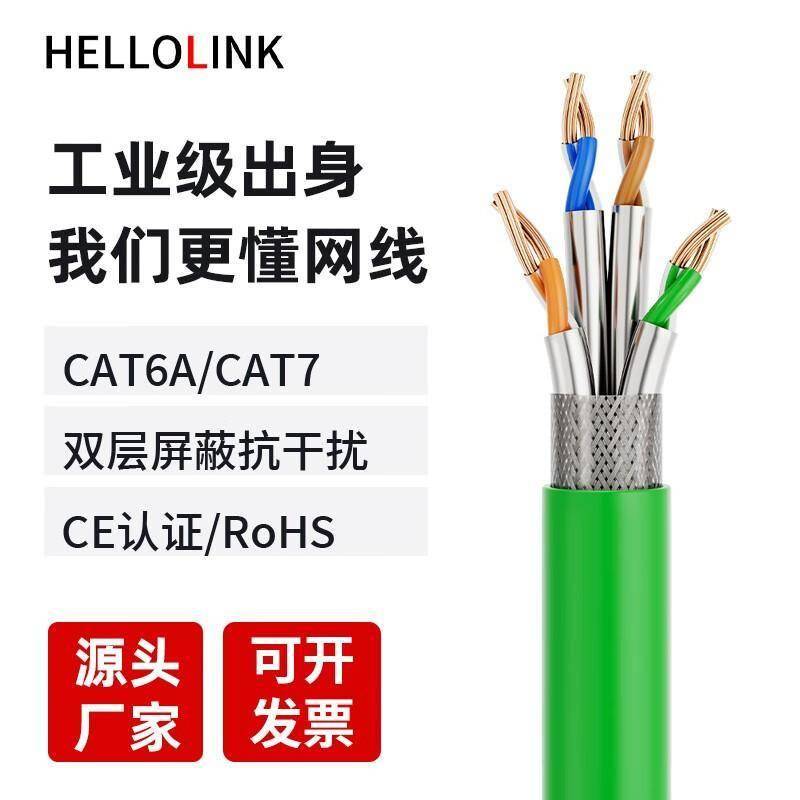 工业级高速网线新选择：hellolink超六类万兆网线深度评测_传输_数据_工作