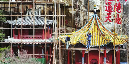 北岳恒山悬空寺视频_北岳恒山悬空寺供奉哪些神仙_