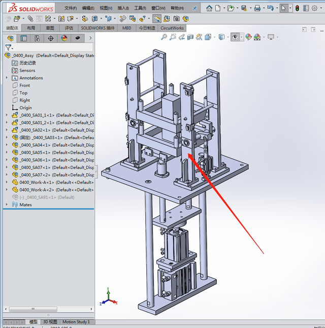 【软件技巧】SOLIDWORKS装配体中零件无法着色?这样做快速解决!_颜色_总装_状态栏