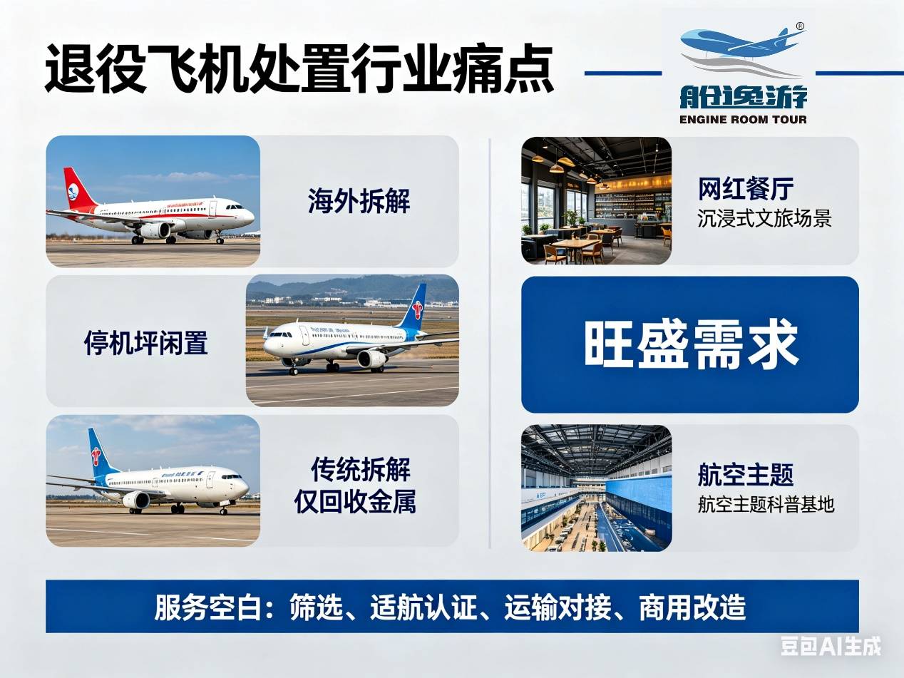 2025年超300架波音客机退役！舱逸游：国内退役客机商用化处置新路径