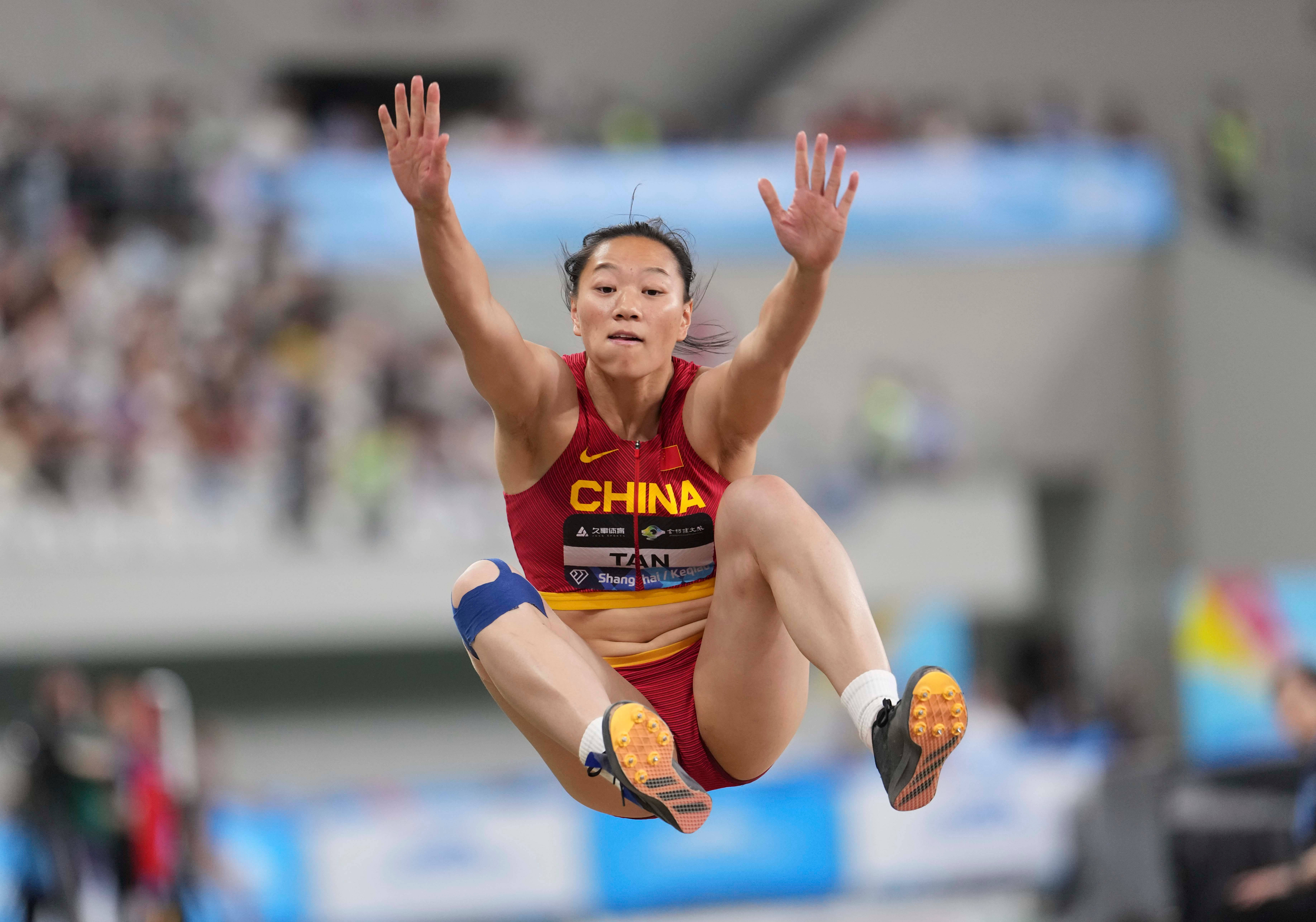 （体育）田径——钻石联赛：女子跳远赛况