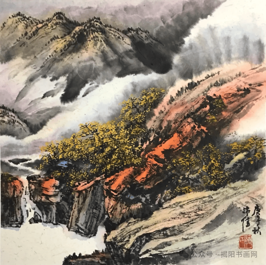 郑沛佳先生国画作品洞见
