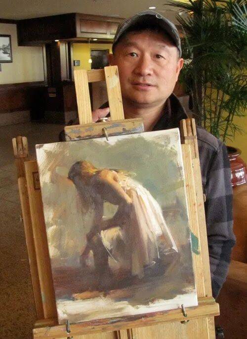 吴兆铭油画