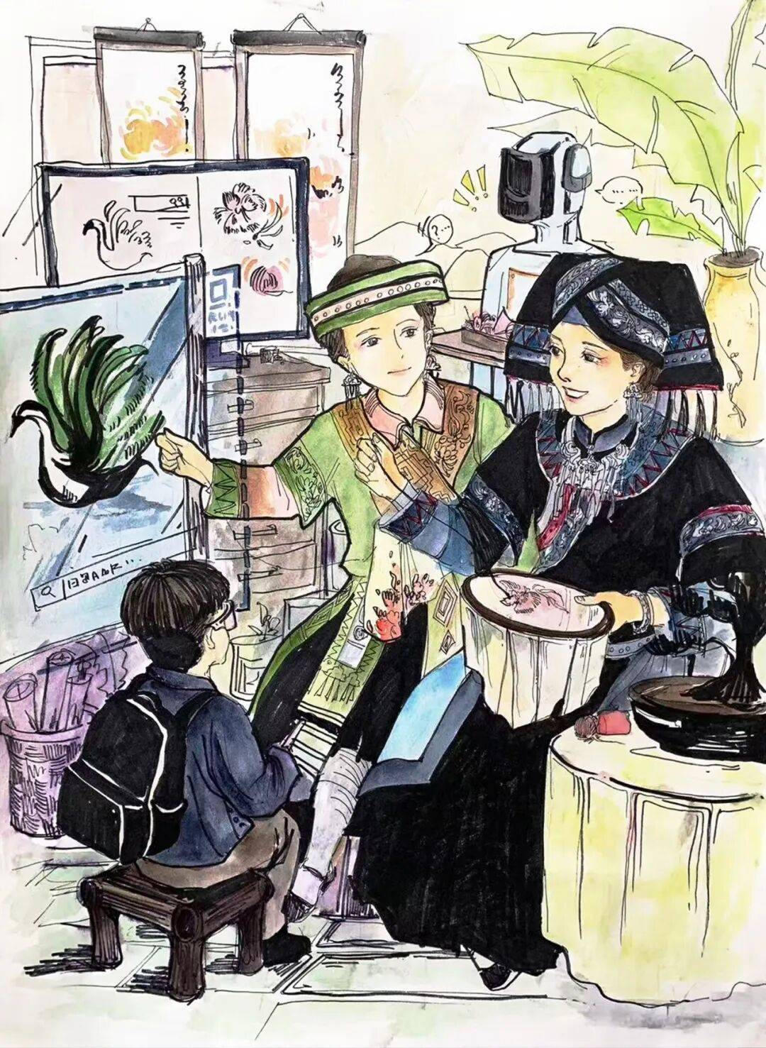 【2026美育展播 绘画⑦】高中组一等奖