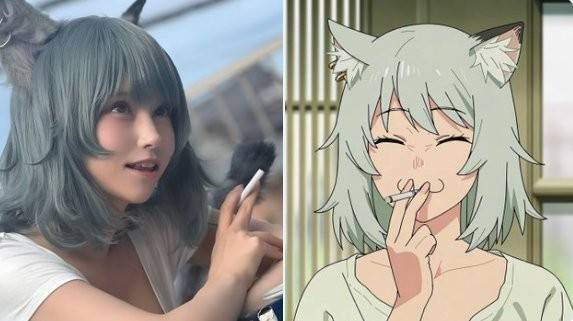 coser kaorokuri尼古喵喵写真引争议：精致美照 vs 原作颓废内核