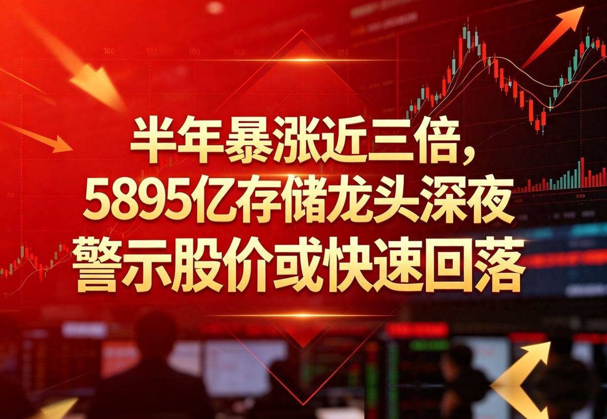 5895亿存储龙头发预警：价格将大幅回落被动资金还在疯抢！-第4张图片-