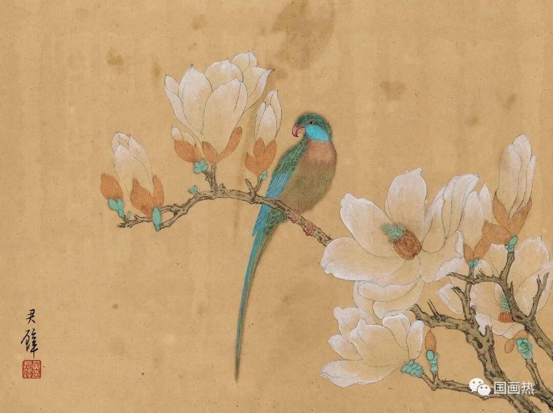 黄君璧花鸟蔬果草虫画20图