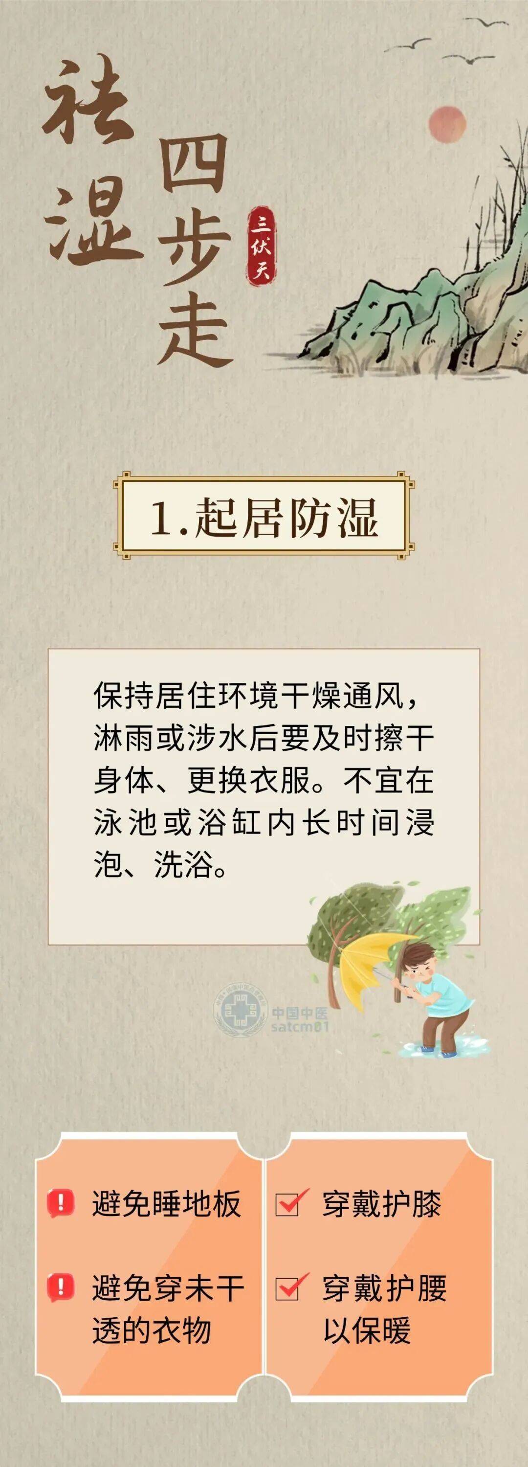【健康科普】三伏暑气盛 ，中医教您祛湿四步走
