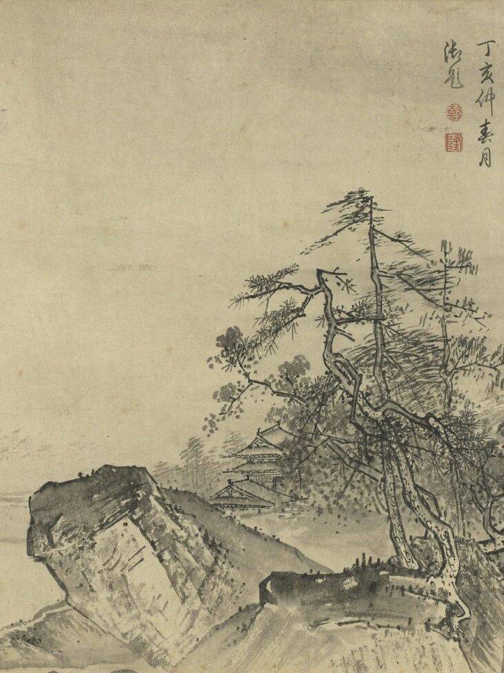 九米水墨,夏圭的江南_长卷_大斧_清远