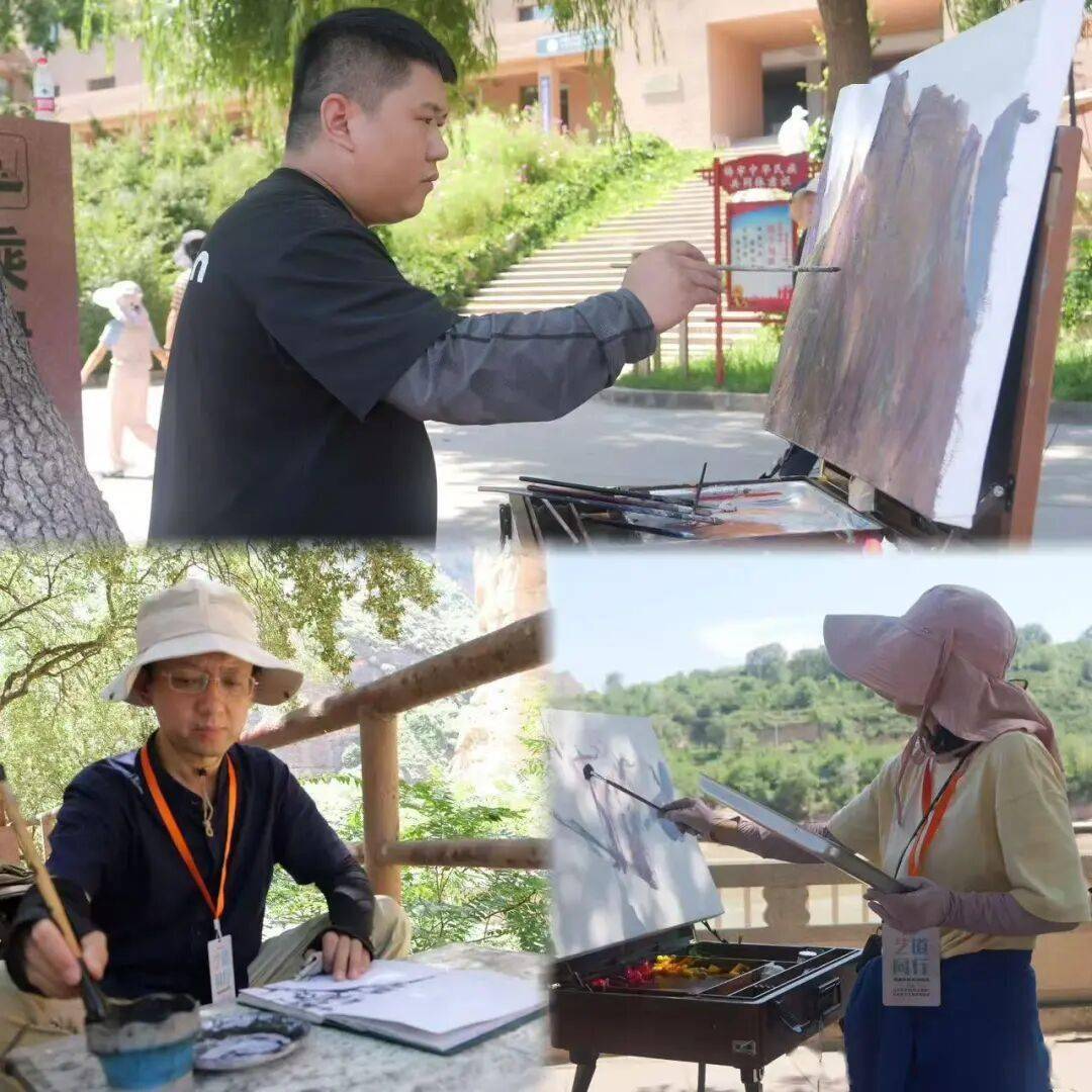笔墨致敬赵望云！跟着采风写生团循迹甘陕创作故地