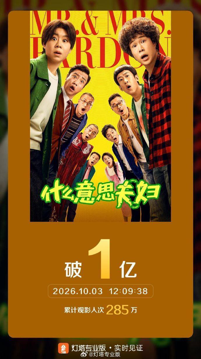 电影《什么意思夫妇》票房突破1亿