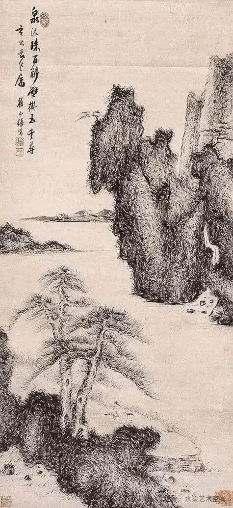 梅清是谁?明末清初黄山画派大家,家学渊源与山水成就盘点(图17) 梅清是谁?明末清初黄山画派大家,家学渊源与山水成就盘点(图17)